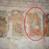 ...e il Cristo in trono nella chiesa del Salvatore a Loseto
